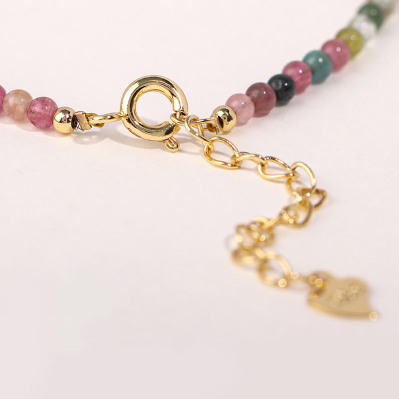 Bracelet Sagesse Tourmaline Multicolore 2 mm