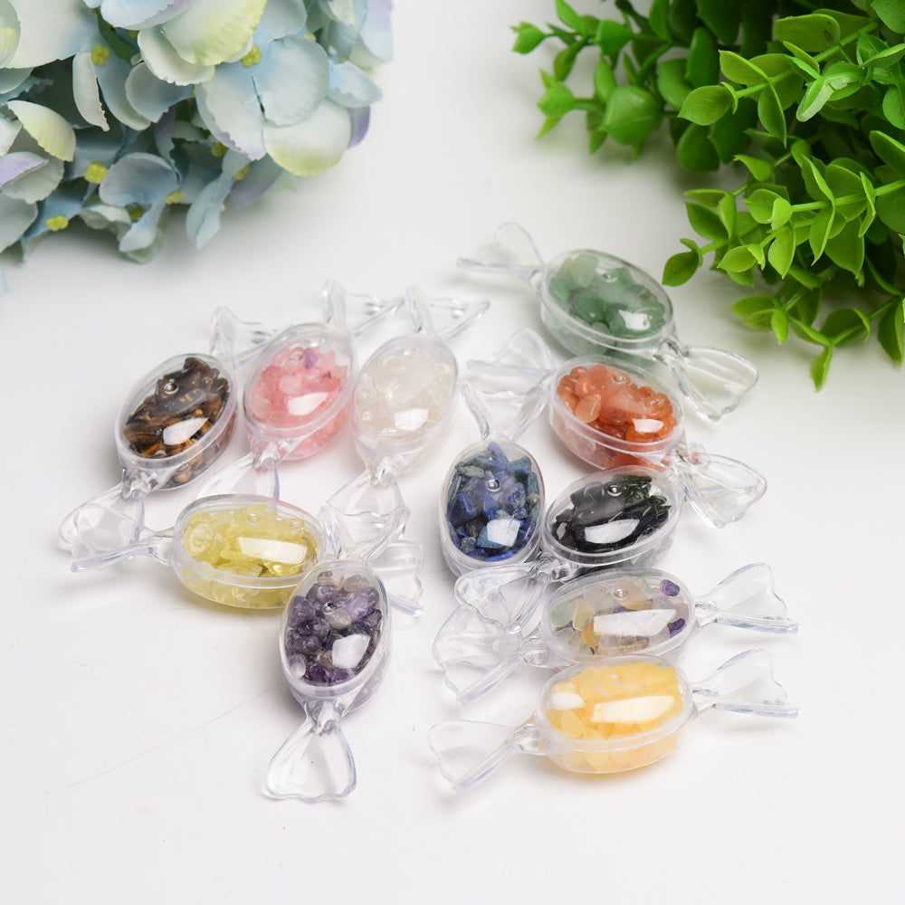 Éclats de cristal bruts mélangés de 3,2 pouces pour l'énergie de guérison