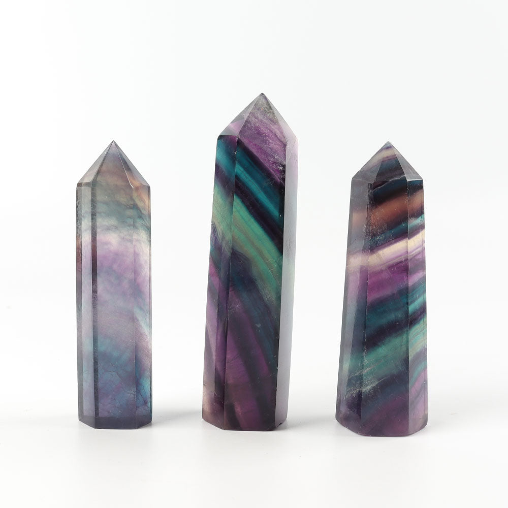 3-4 Inch Fluorite Crystal Tower for Healing & Energy