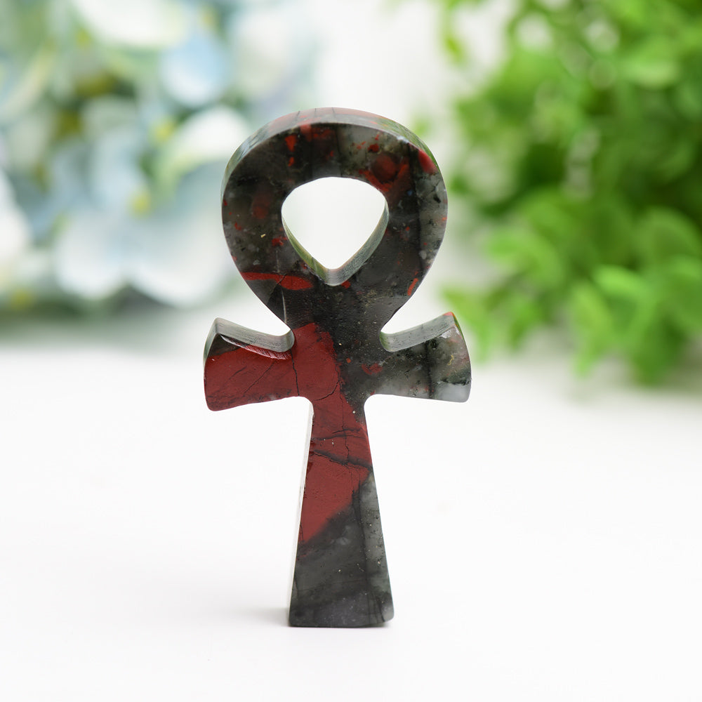 3.5-inch Mixed Crystal Anka Carving for Healing Energy