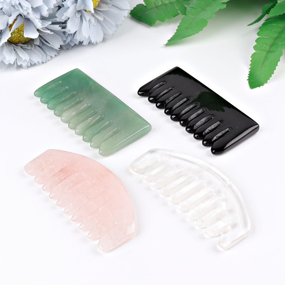 Peigne à sculpter en cristal de 7,6 cm | Formes en quartz poli