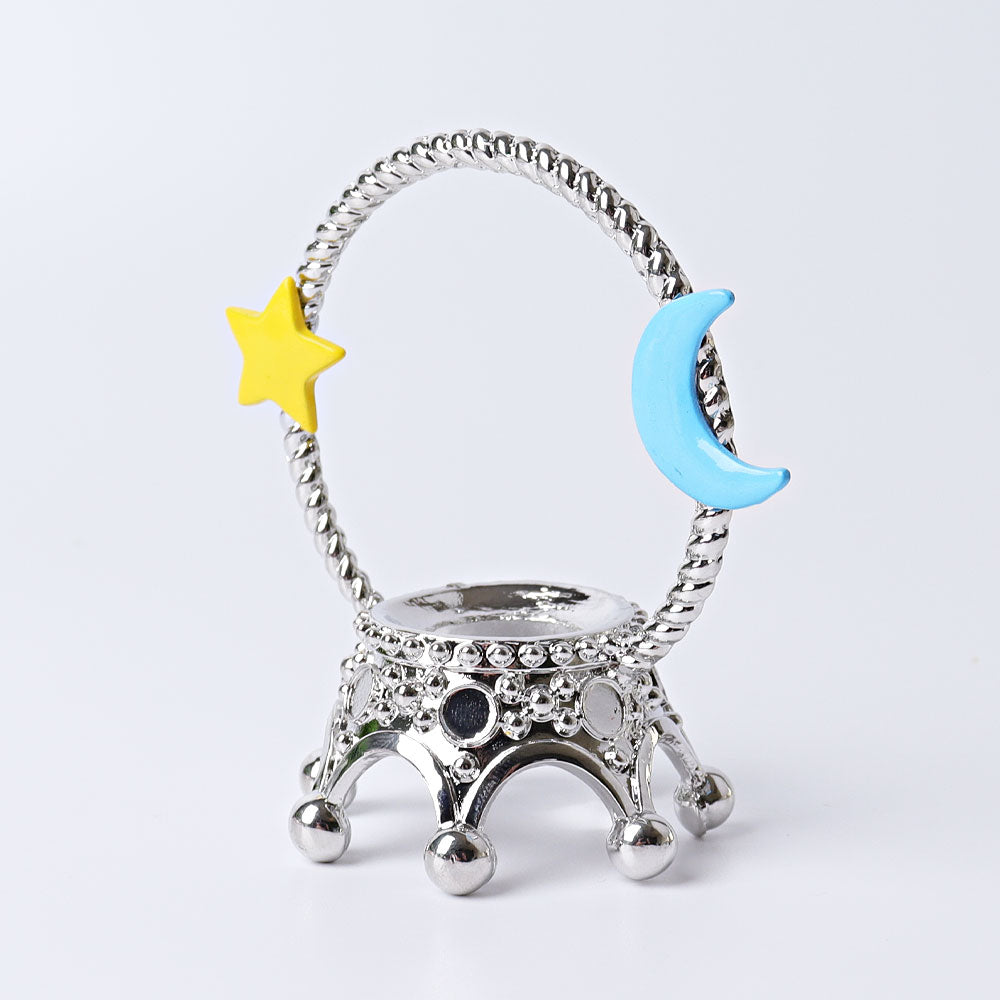 Support pour sphère de cristal en métal de 7,6 cm | Décoration en cristal