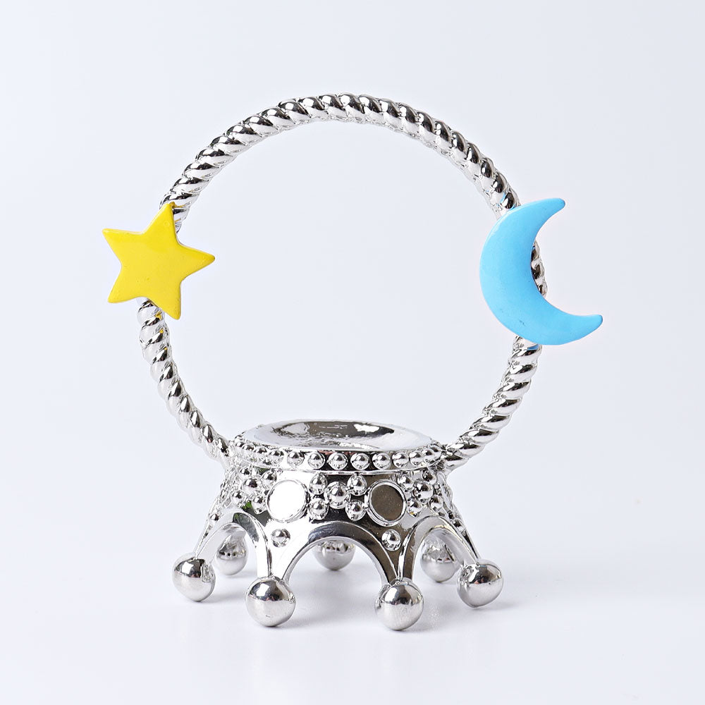 Support pour sphère de cristal en métal de 7,6 cm | Décoration en cristal