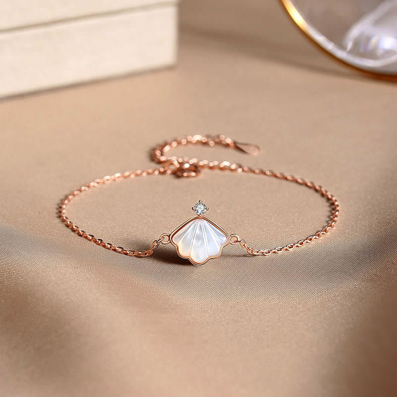 Ensemble de bijoux spirituels en argent sterling 925 avec pierre Tridacna