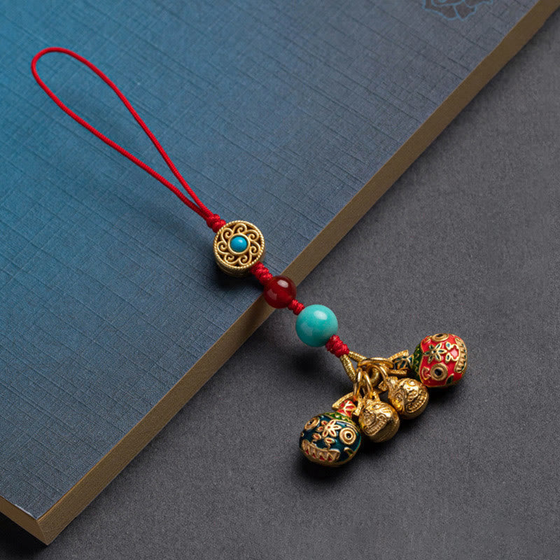 Porte-clés porte-bonheur de la famille des bêtes avaleuses d'or pour la richesse spirituelle