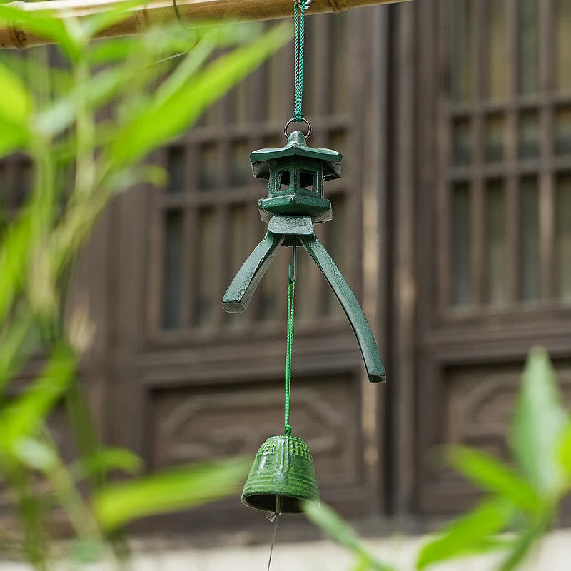 75cm Handmade Auspicious Iron Wall Hanging Chime Bell