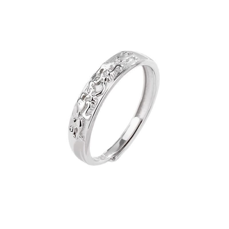 Bague de couple PiXiu Balance réglable en argent sterling 925