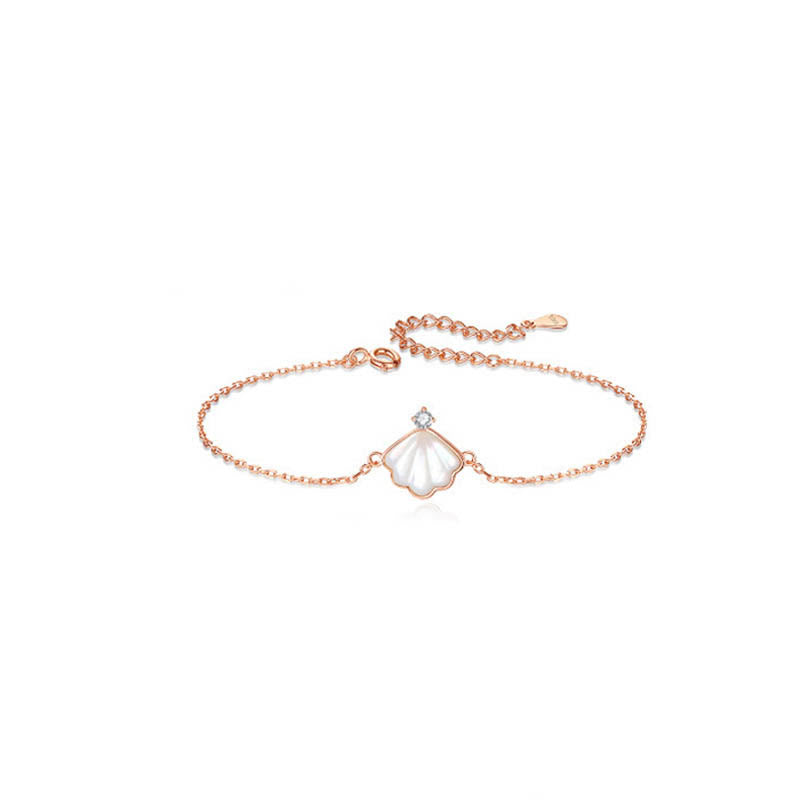 Ensemble de bijoux spirituels en argent sterling 925 avec pierre Tridacna