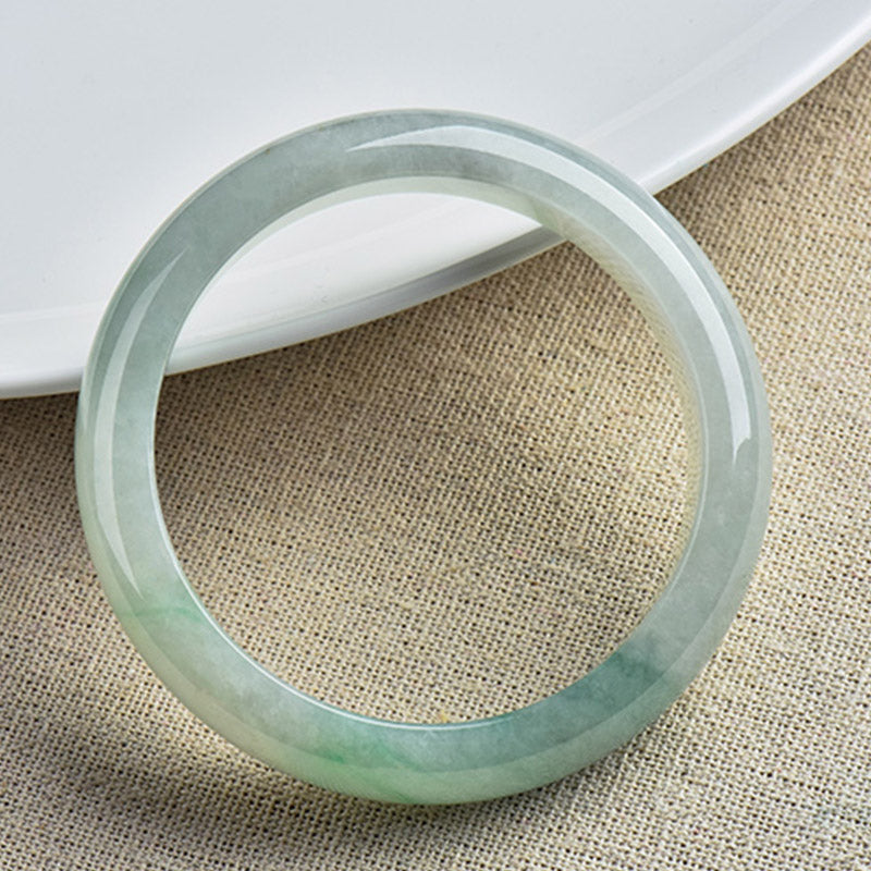 Bracelet porte-bonheur en jade naturel - Prospérité et guérison