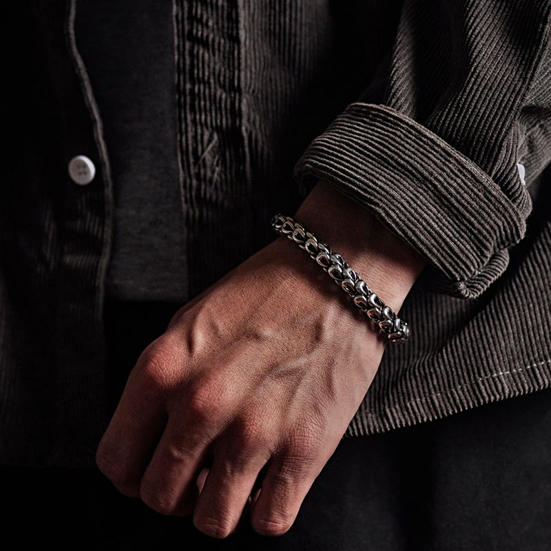 Bracelet Success en cuivre à motif écailles de dragon de 18 cm