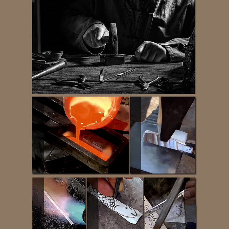 Collier Om Mani Padme Hum | Pendentif Lotus en argent sterling 999