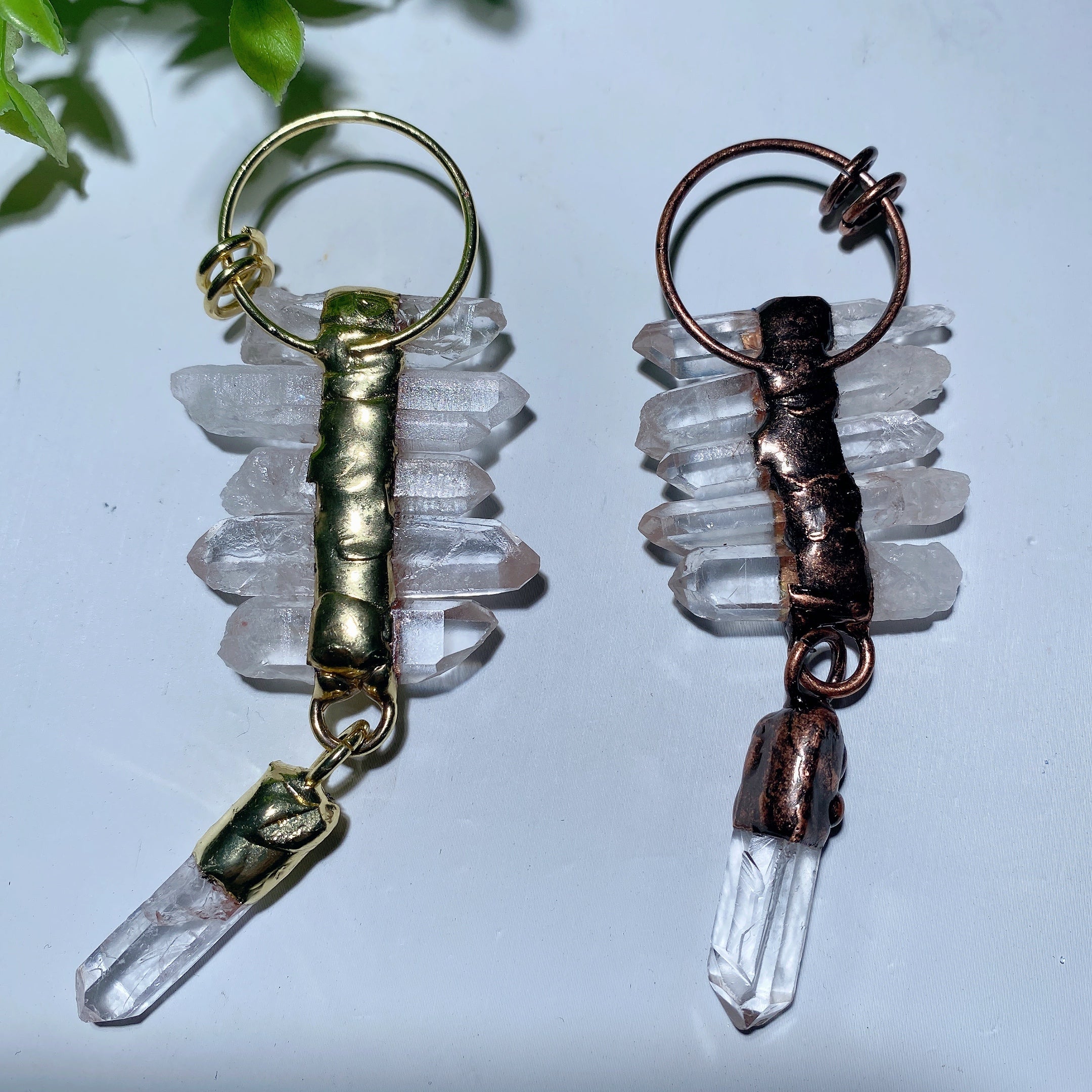 4.2 inch Clear Quartz Pendant for Healing & Energy Amplification