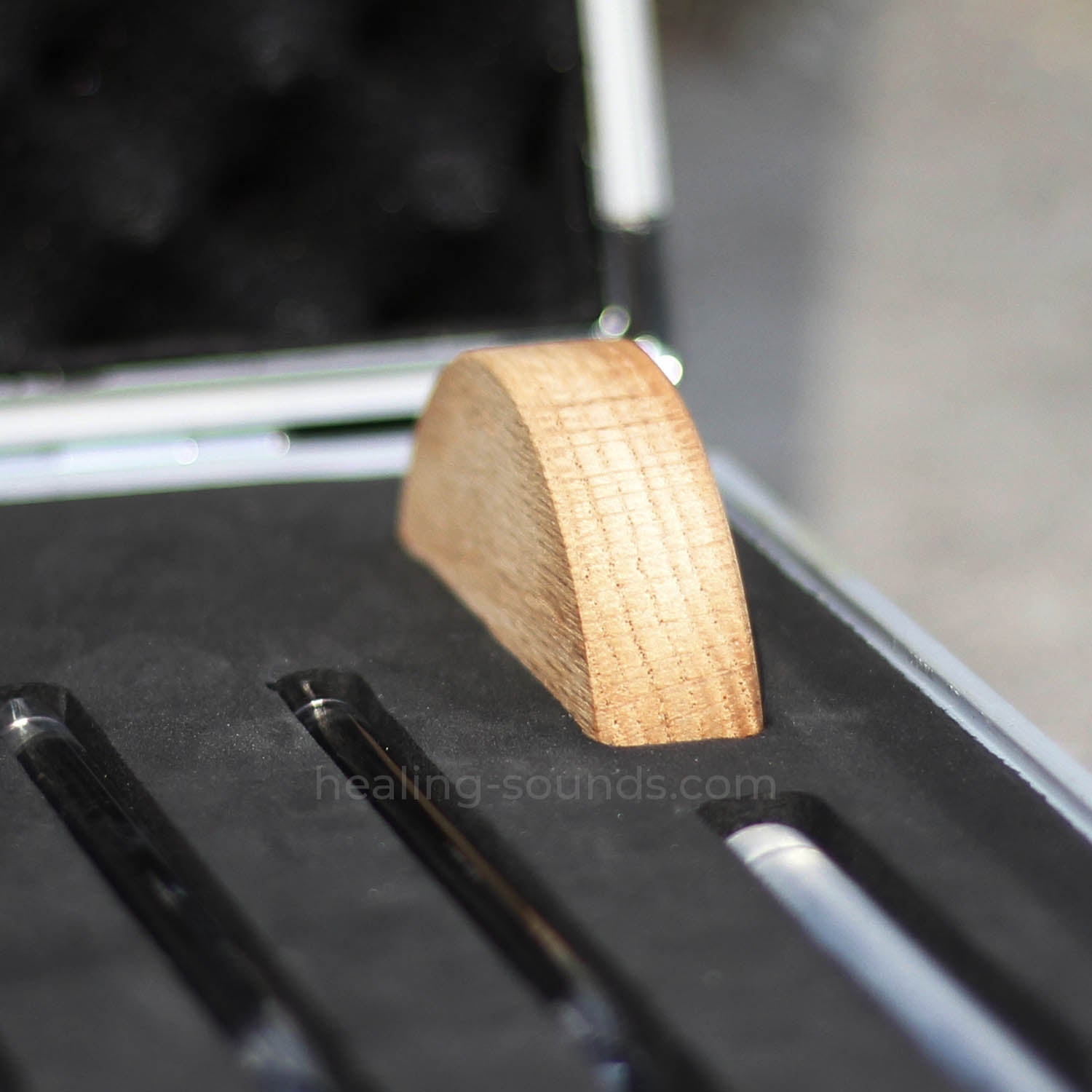 Jeu de diapasons en cristal transparent 432 Hz avec boîte - 13 pièces - 10 mm