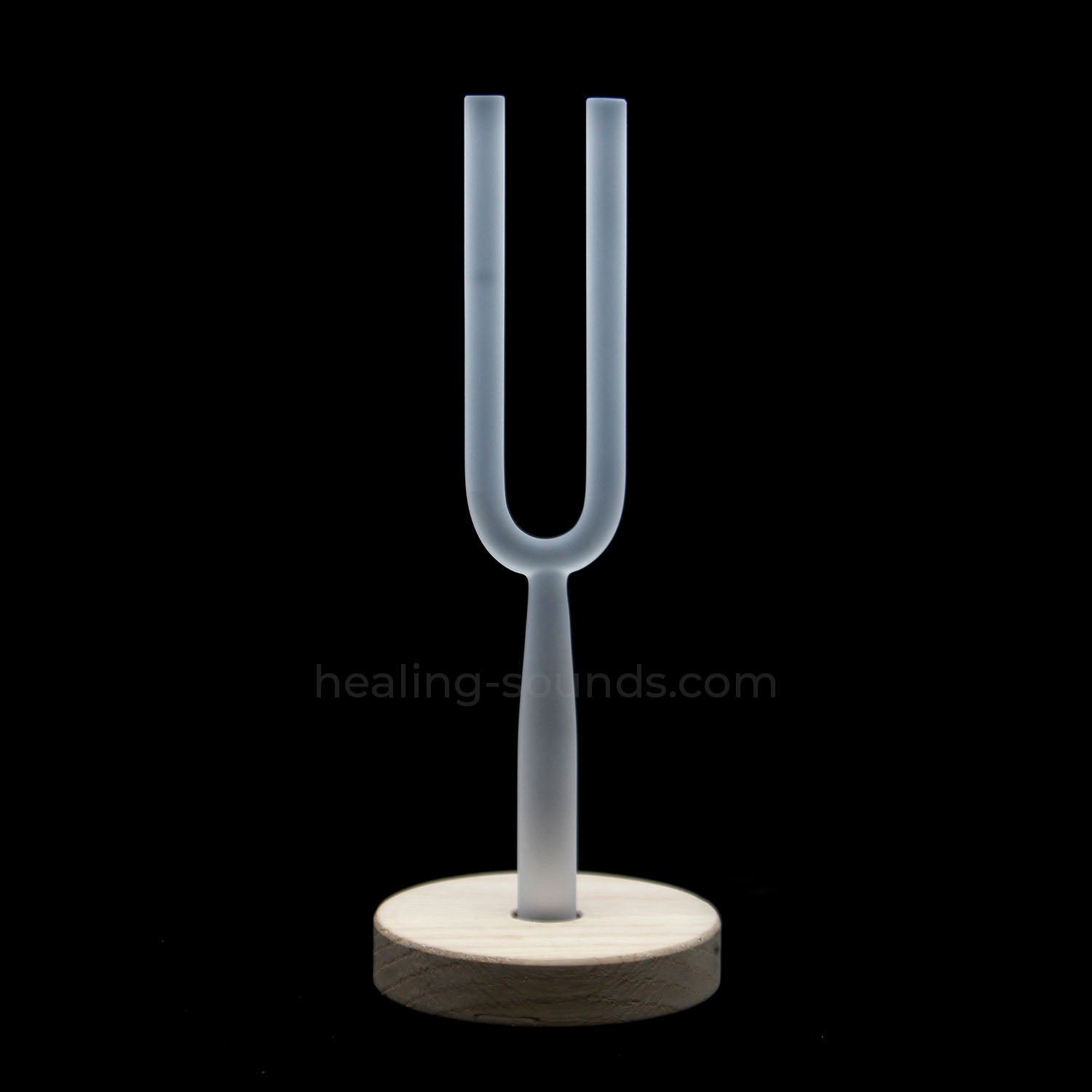 Jeu de diapasons en cristal givré 432 Hz avec étui - 8 pièces - 10 mm/20 mm