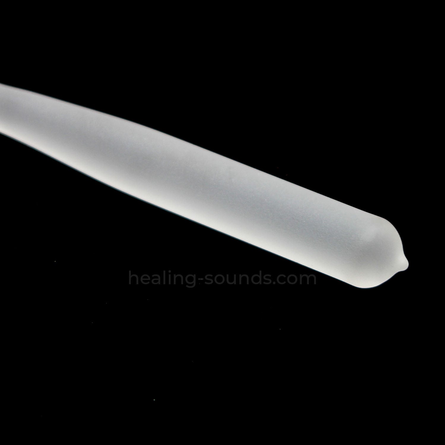 Jeu de diapasons en cristal givré 432 Hz avec étui - 8 pièces - 10 mm/20 mm