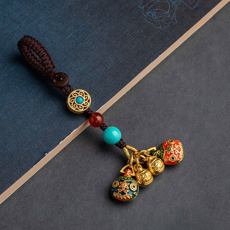 Porte-clés porte-bonheur de la famille des bêtes avaleuses d'or pour la richesse spirituelle