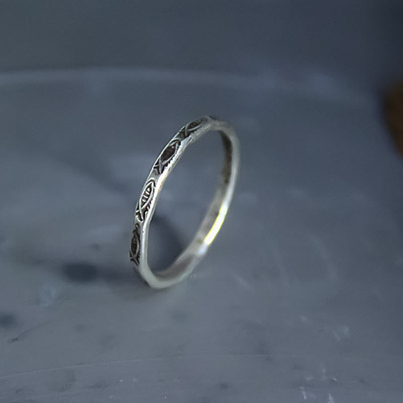 Bague poisson koï en argent sterling 925 pour la chance et la richesse