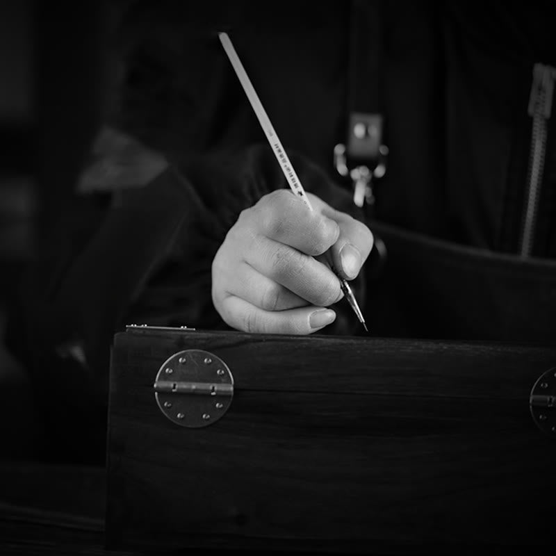 Coffret de rangement pour bijoux fait main en bois de santal rouge antique et palissandre