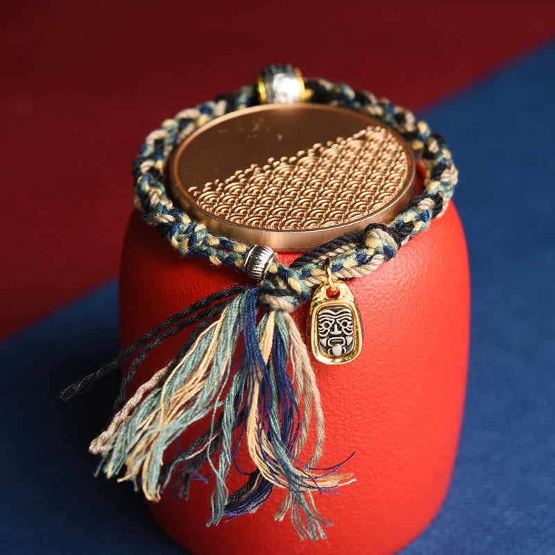 Bracelet en cordon Om Mani Padme Hum, déesse de la richesse, Zakiram