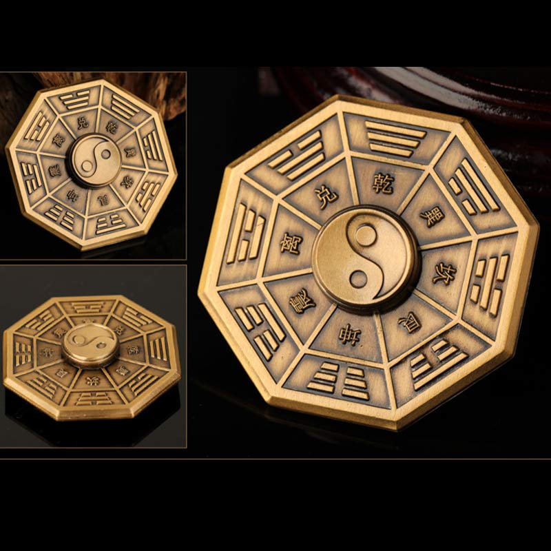 Décoration Tai Chi Fidget Spinner pour soulager le stress
