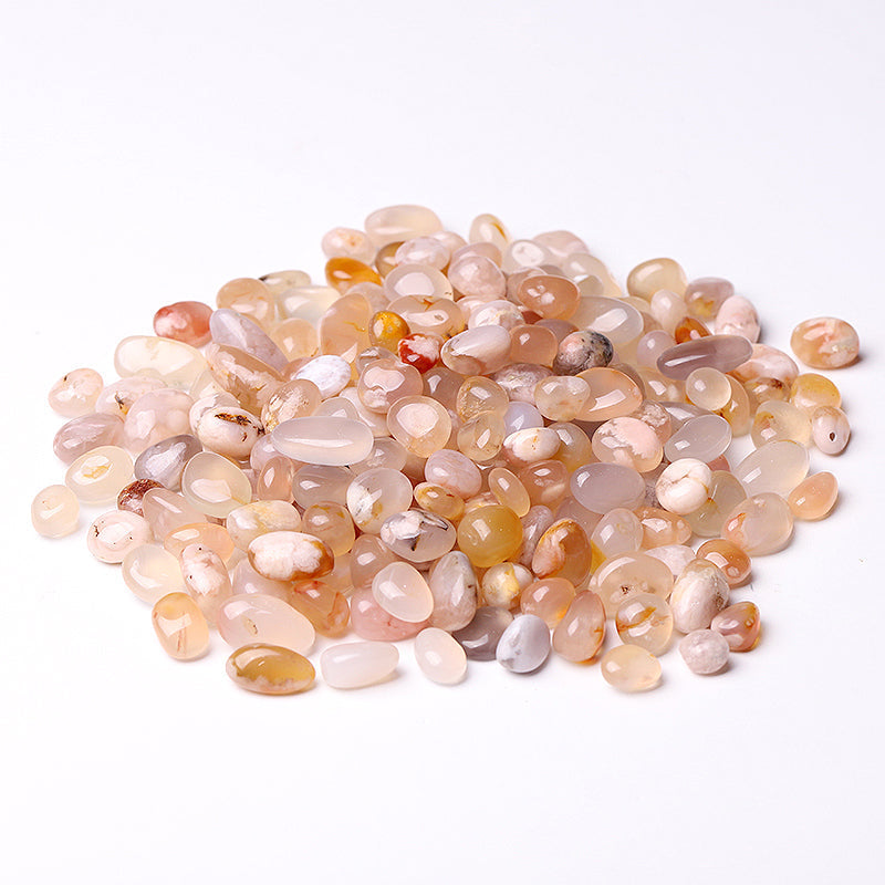 Éclats d'agate fleur de 5 à 10 mm pour la guérison et la bijouterie