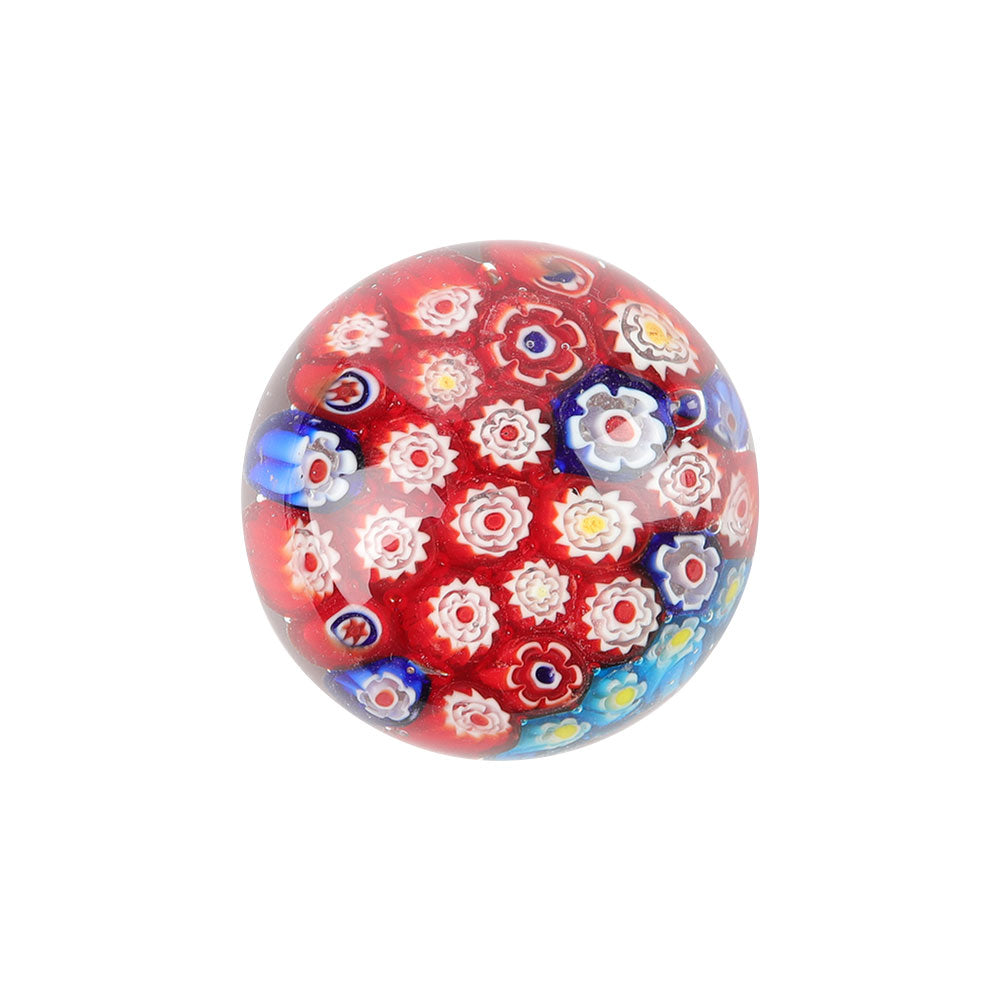 Pierre de palmier en résine rouge de 5,4 cm pour la méditation