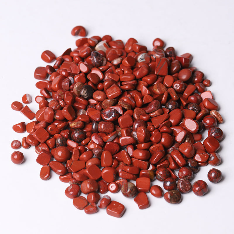 5-7mm Red Jasper Healing Crystal Chips for Energy Balance