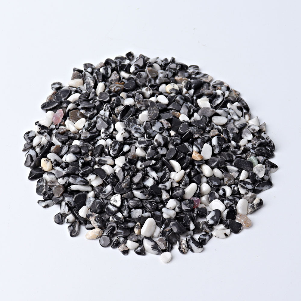 Éclats de cristal de jaspe zèbre de 5 à 7 mm pour l'énergie de guérison