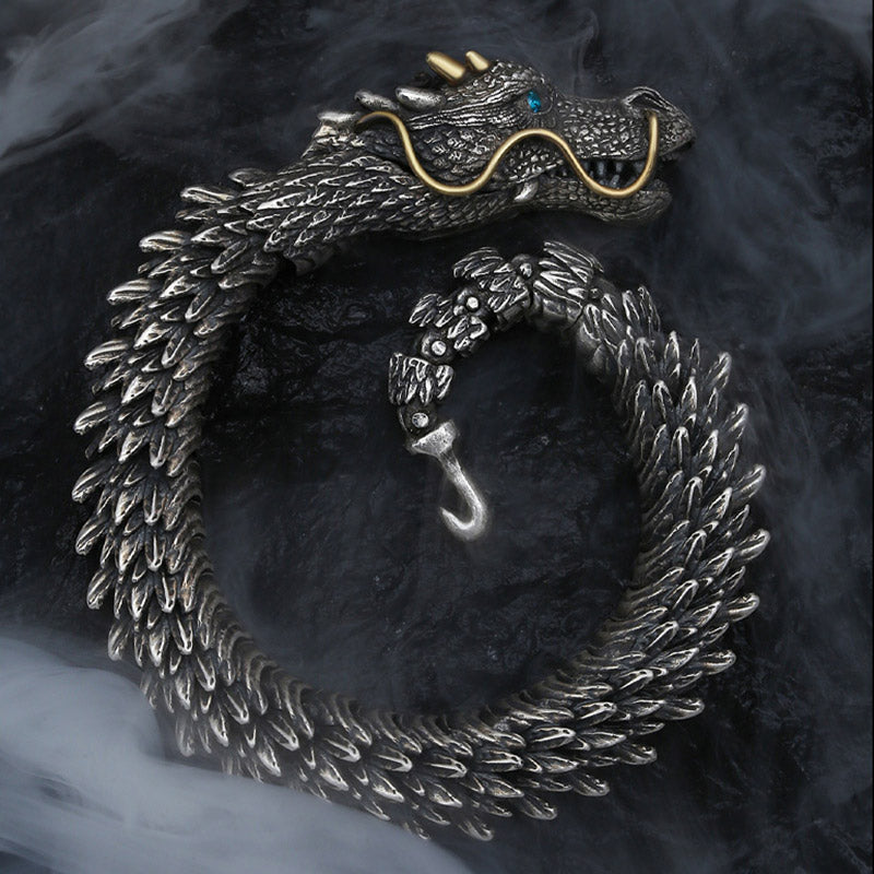 Nordic Dragon Handmade Luck And Protection Chain Bracelet