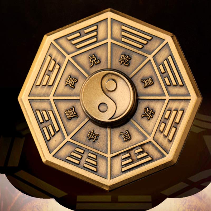 Décoration Tai Chi Fidget Spinner pour soulager le stress