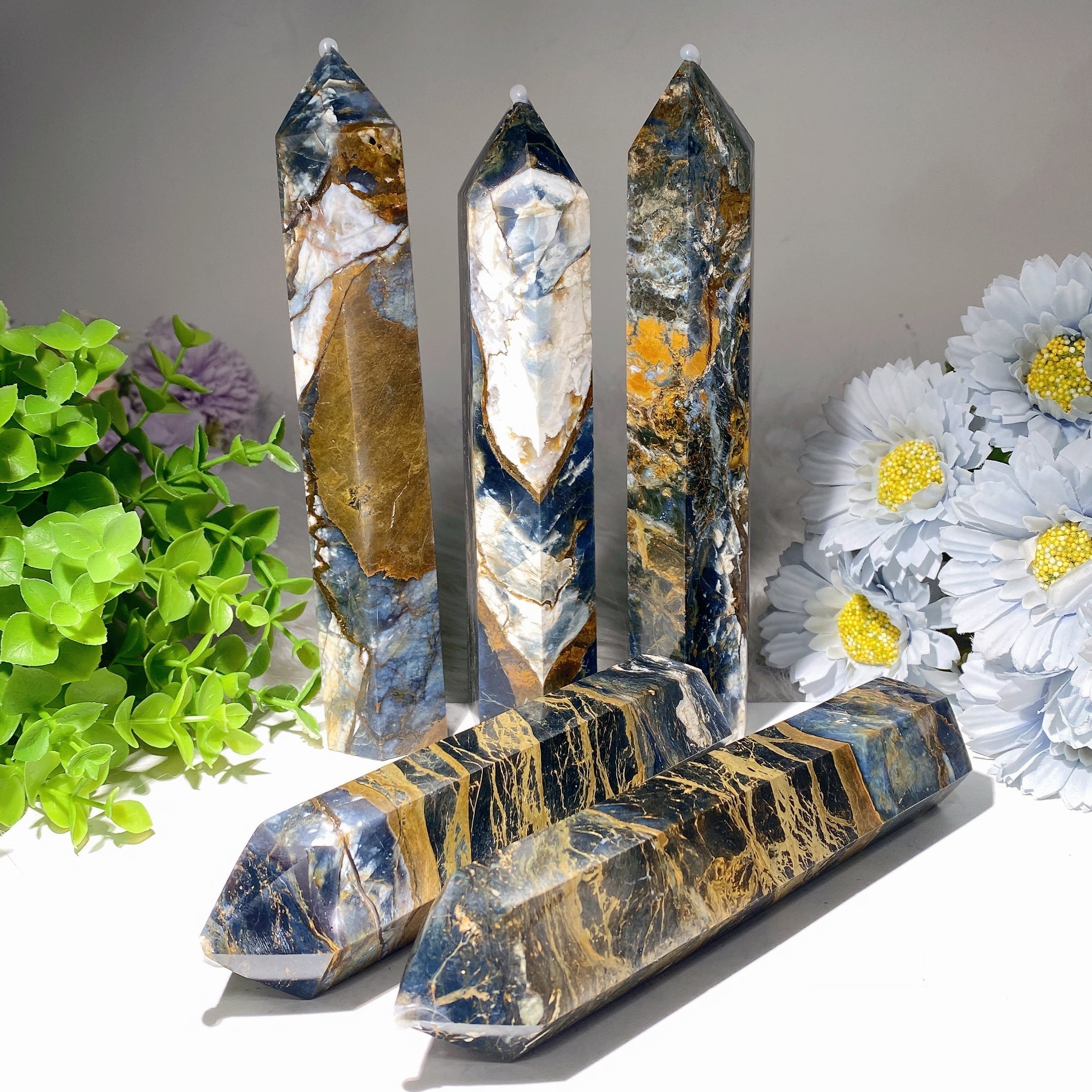 6-9 Inch Petersite Crystal Tower for Healing & Energy