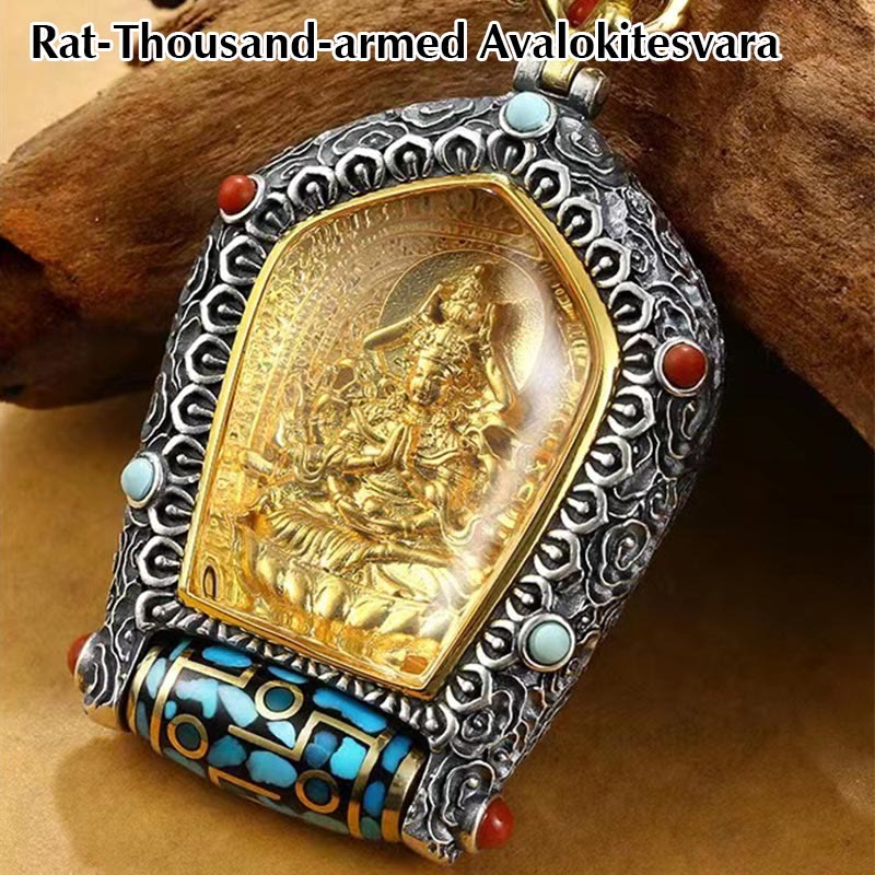 Chinese Zodiac Necklace with Natal Buddha Pendant for Prosperity