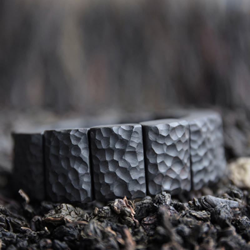 Bracelet couple en bois d'ébène pour la paix et la connexion spirituelle