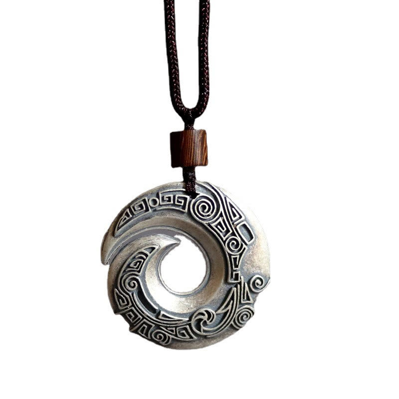Collier pendentif porte-bonheur en cuivre | Bijou de protection spirituelle