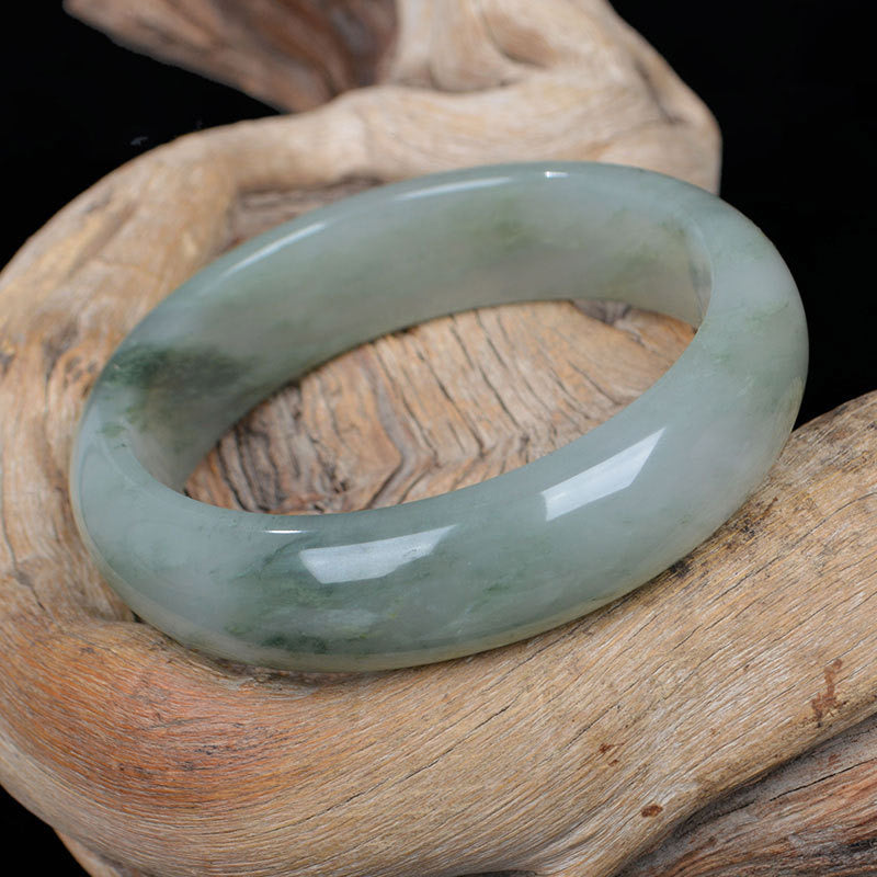 Bracelet en jade naturel de 52 mm pour la chance et la prospérité