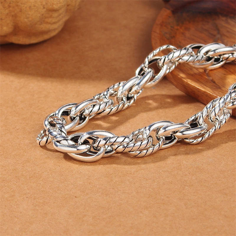 Bracelet de protection dragon en argent sterling 925