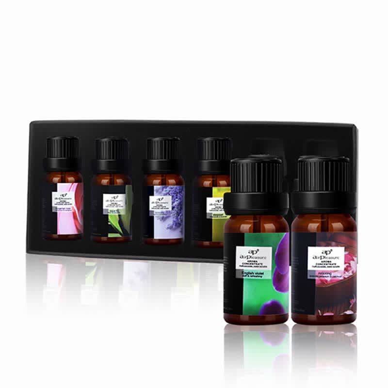 Coffret de 6 huiles essentielles d'aromathérapie pour la guérison | Sons de guérison