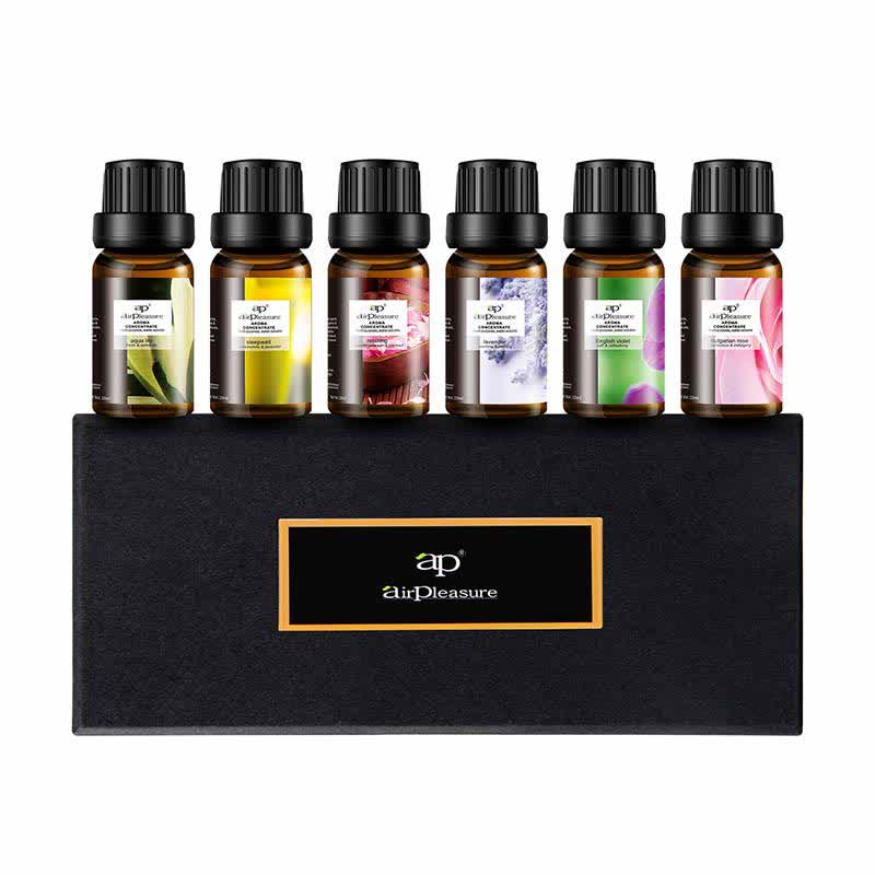 Coffret de 6 huiles essentielles d'aromathérapie pour la guérison | Sons de guérison