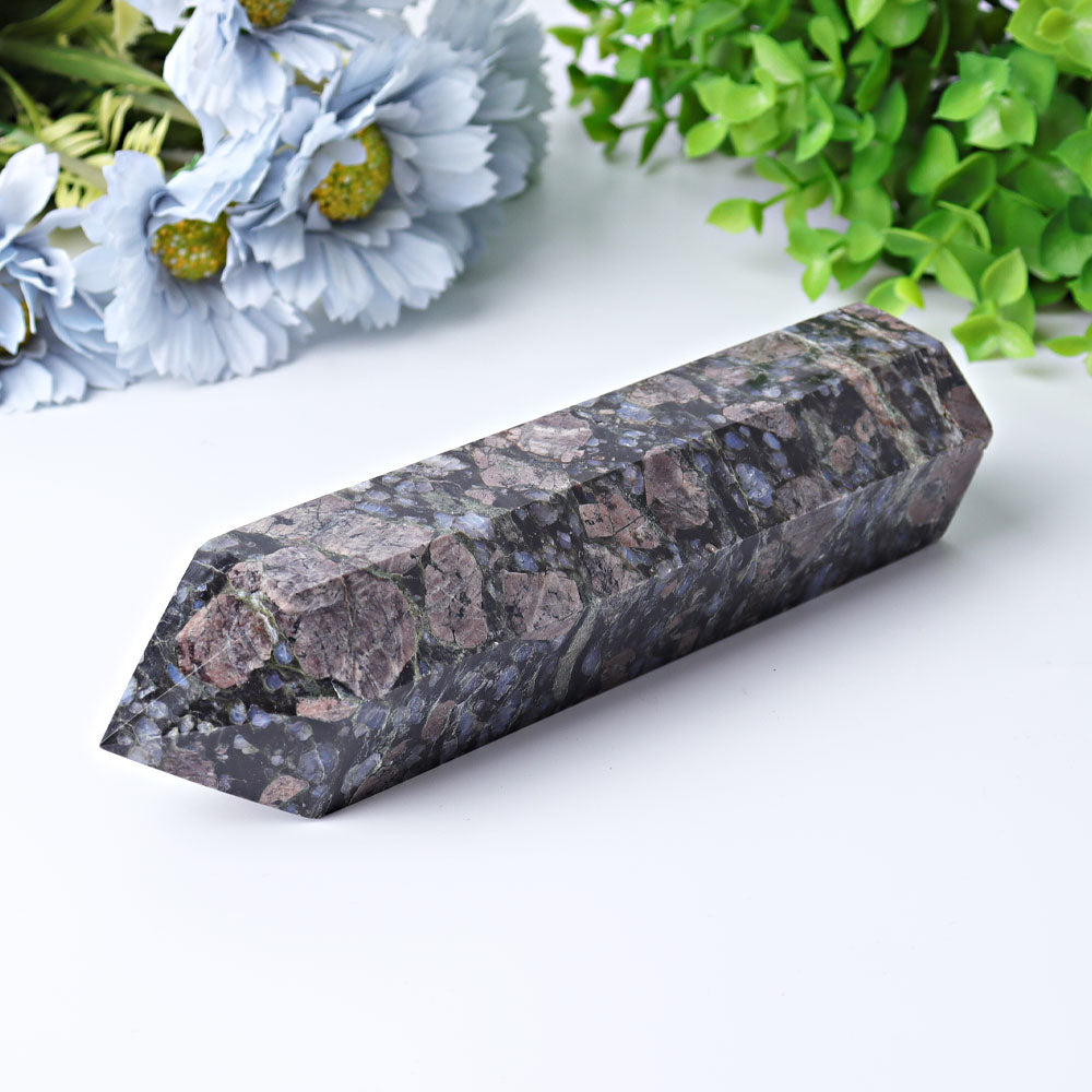 7 Inch Que Sera Polished Crystal Tower for Healing Energy