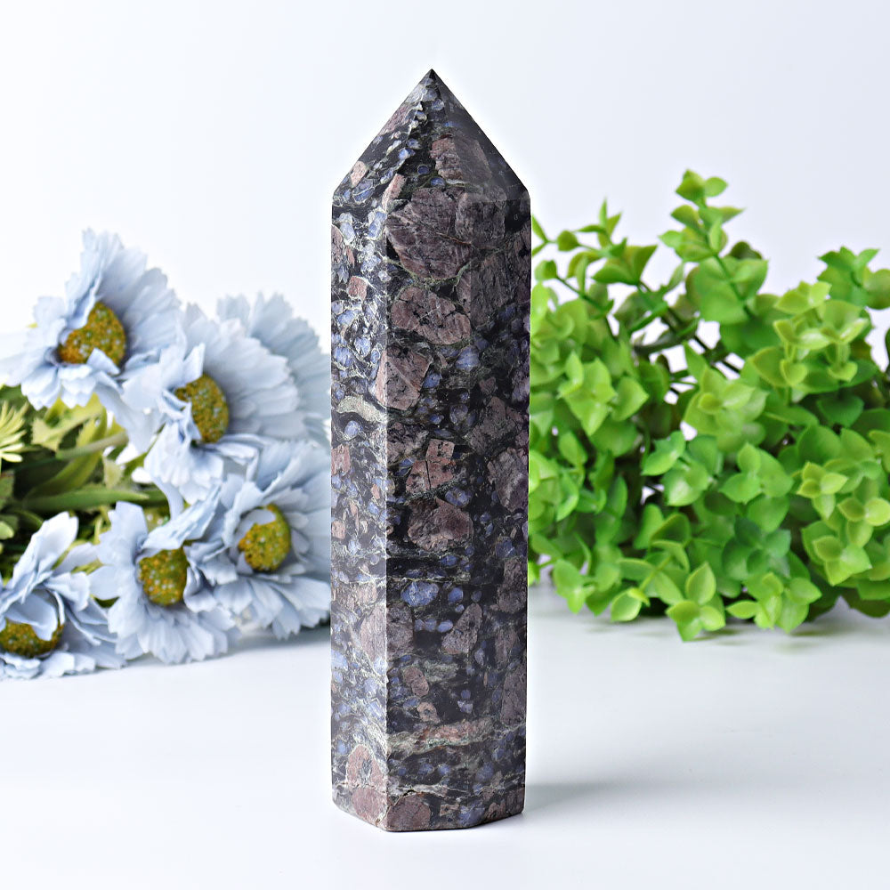 7 Inch Que Sera Polished Crystal Tower for Healing Energy