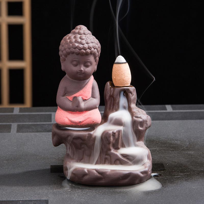 Ceramic Backflow Incense Burner Fountain - Decorative Smoke