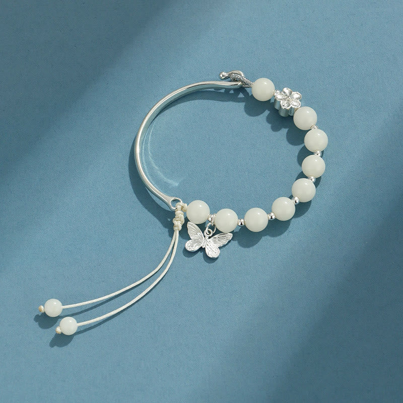 Bracelet Bodhi Seed Lotus 8 mm pour la chance et la richesse