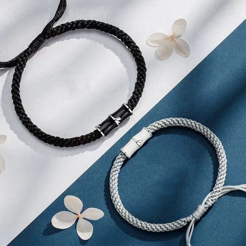 Bracelet en cuivre et bambou pour couple, pour la guérison spirituelle