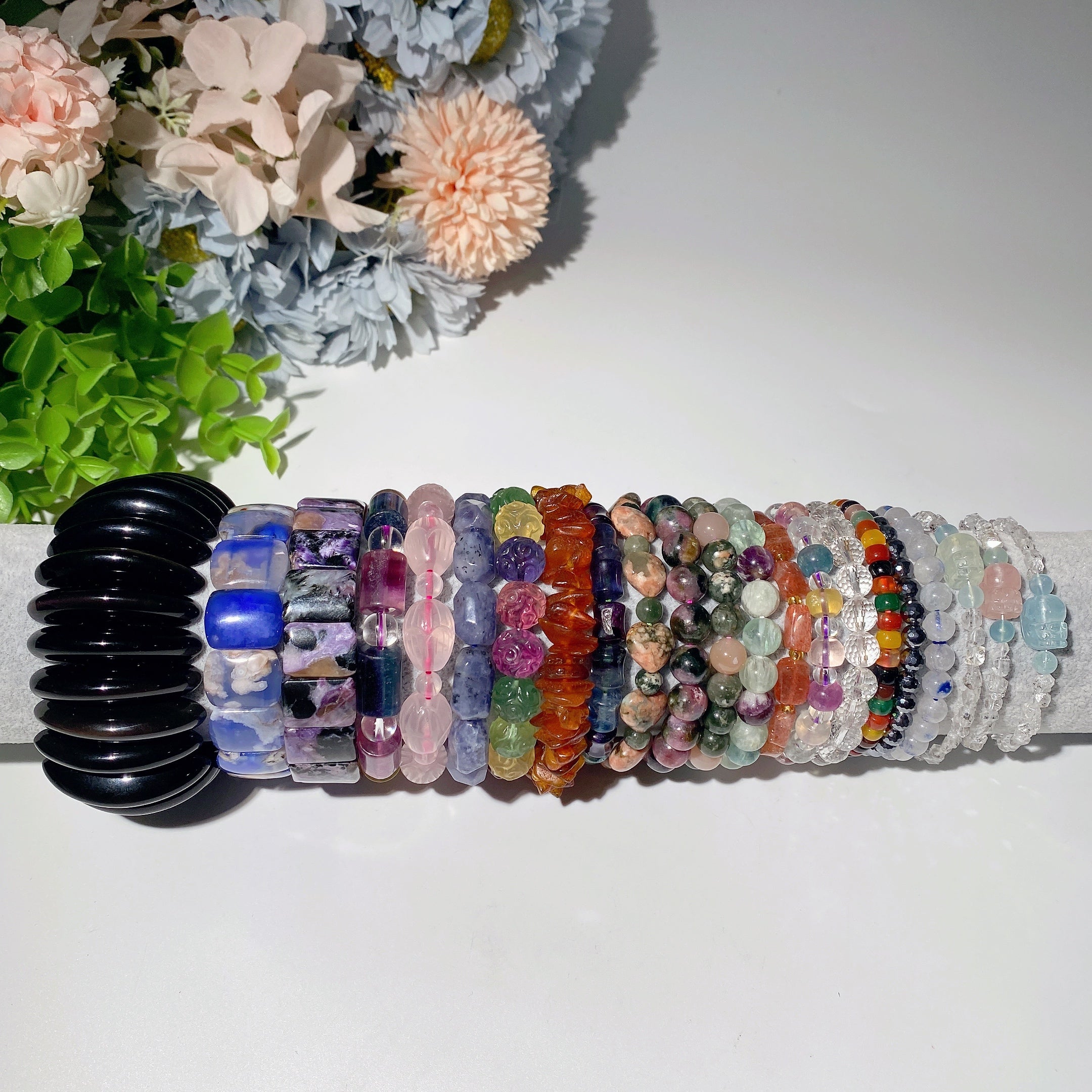 8-20mm Mixed Crystal Spiritual Bracelet for Healing Balance