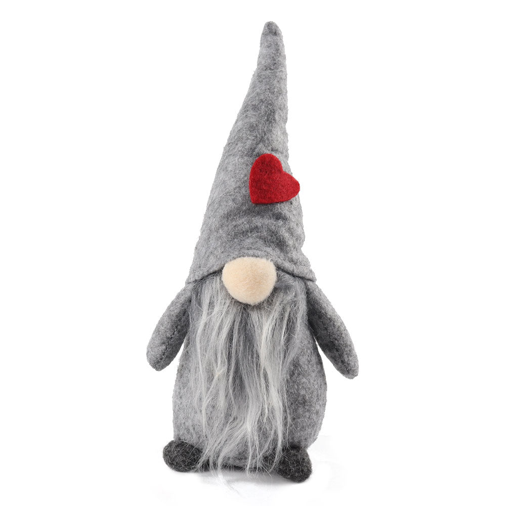 Statue de nain en peluche de Noël de 8,25 pouces