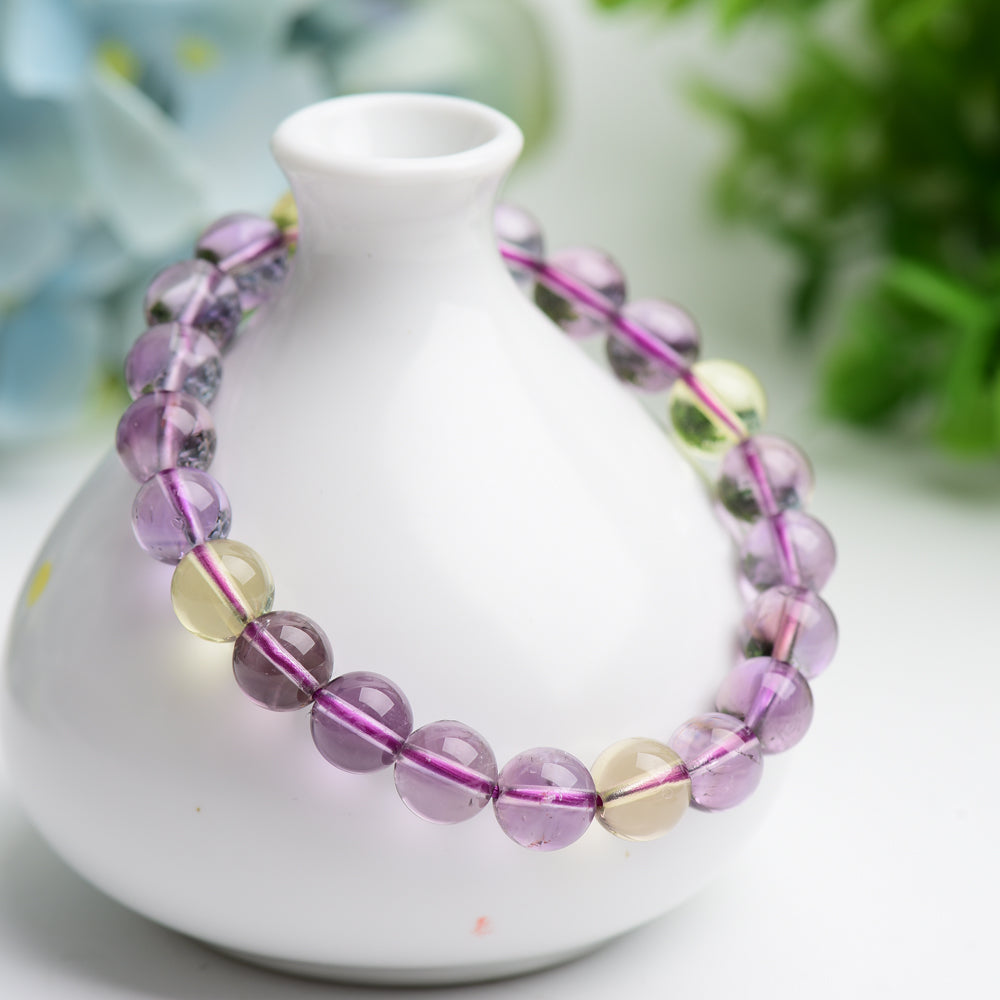 8.5mm Ametrine Healing Bracelet for Spiritual Protection