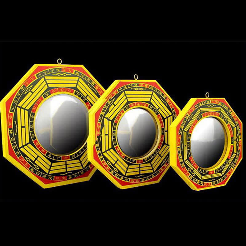 Miroir Feng Shui Bagua de 8 pouces pour l'harmonie et l'équilibre