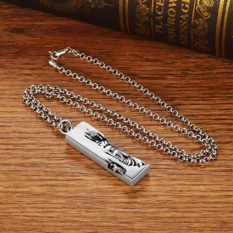 Collier en cuivre du Bouddha Tathagata | Amulette de protection