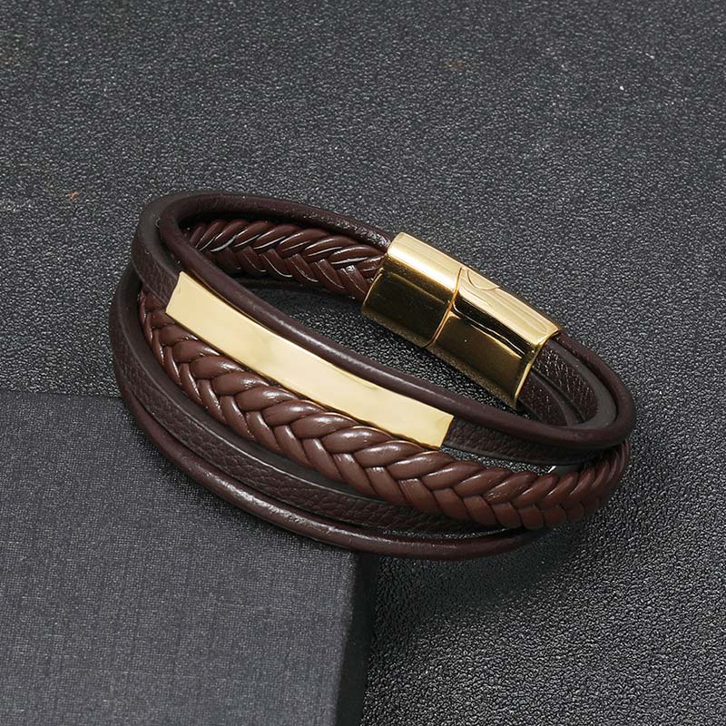 Titanium Steel Luck Bracelet | Unisex Spiritual Balance
