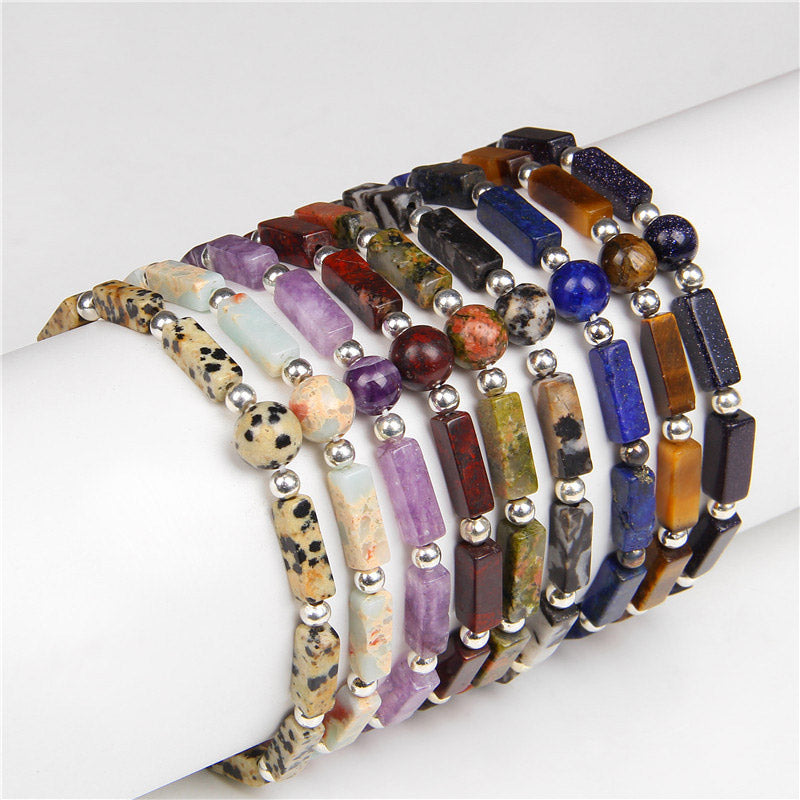 Natural Crystal Amethyst Bracelet for Spiritual Balance & Healing